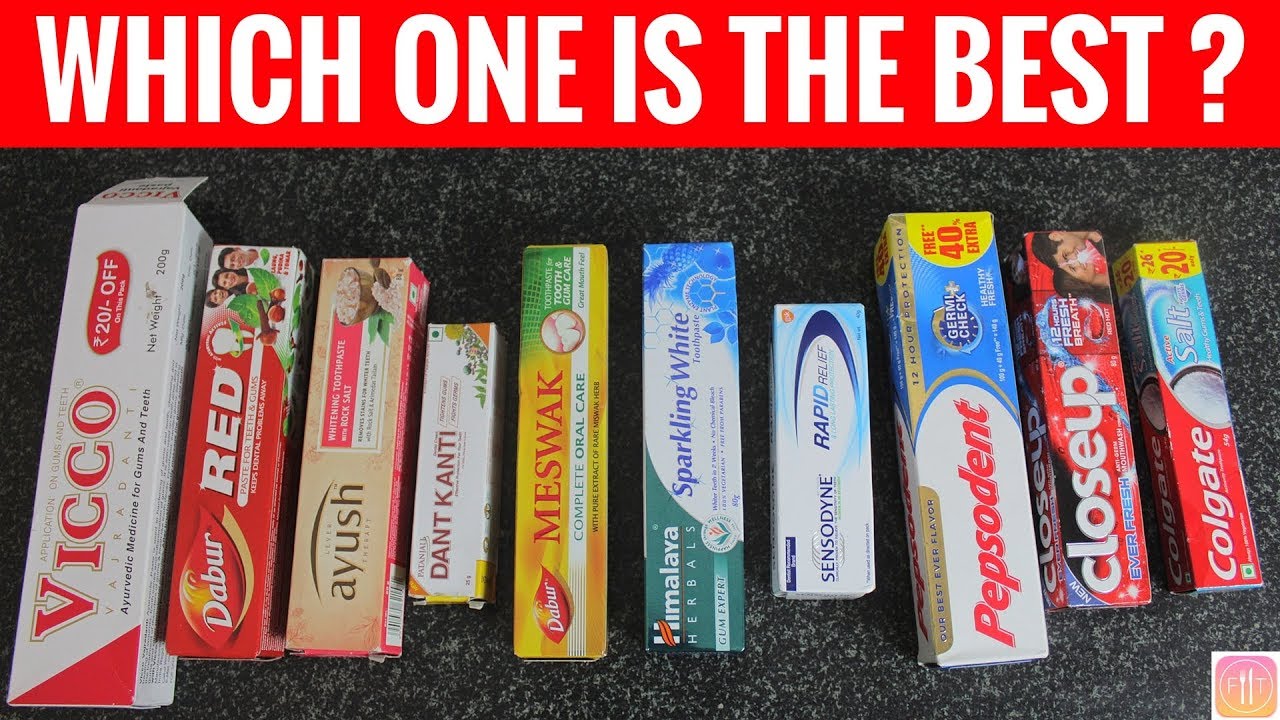 which toothpaste is best in india?