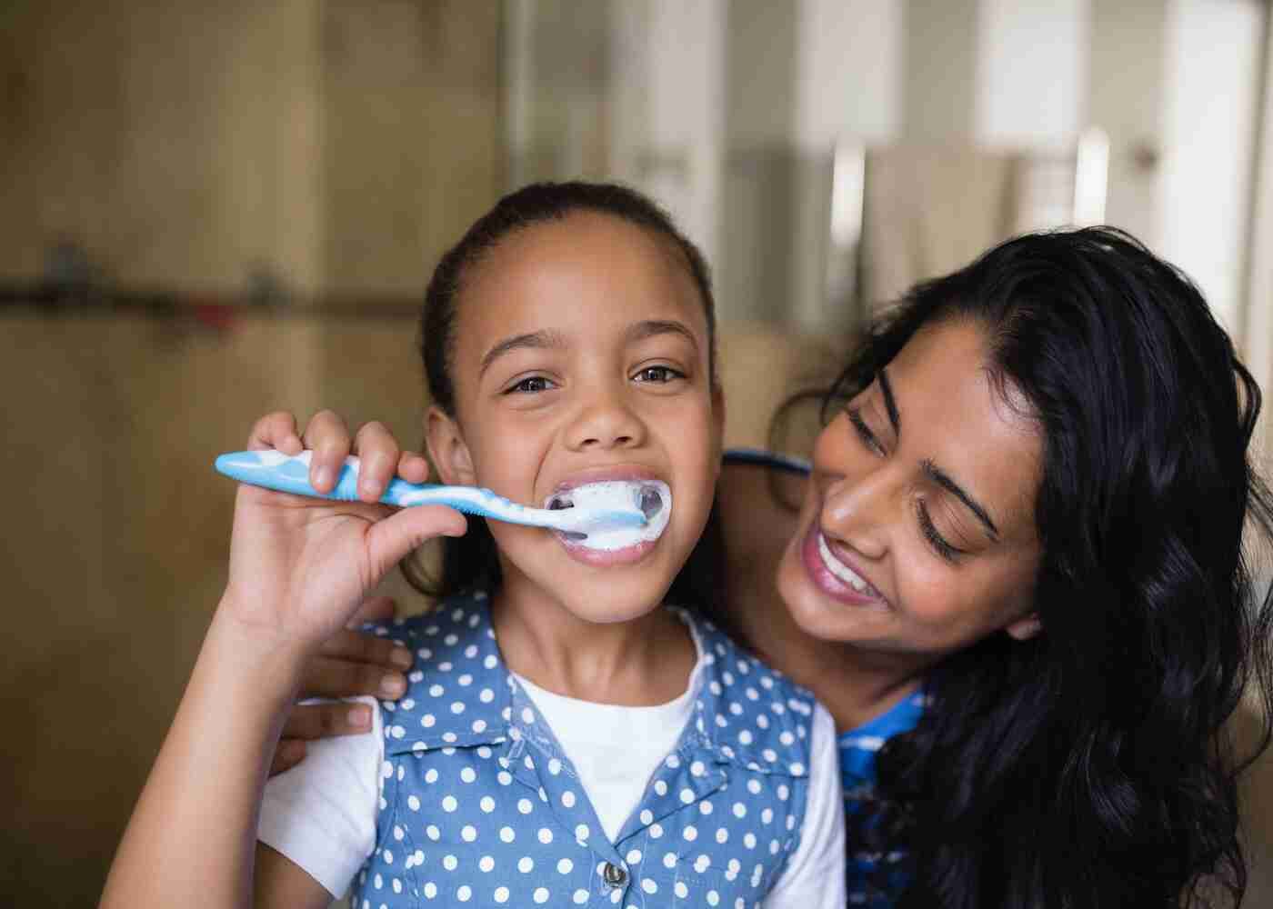 how to brush your kids teeth?